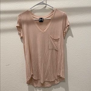 H By Bordeaux Soft baby pink top